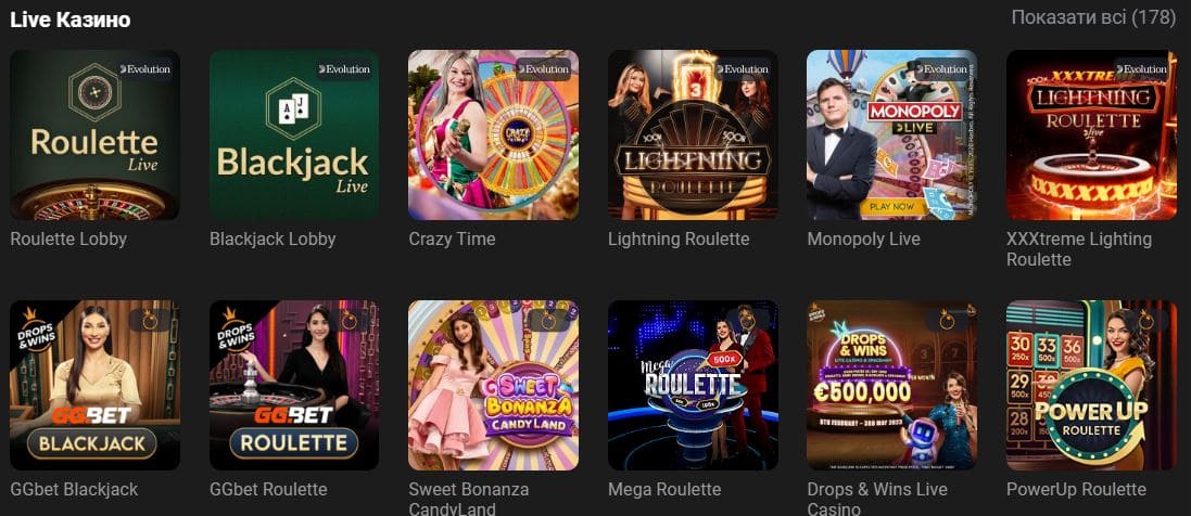 ggbet live casino