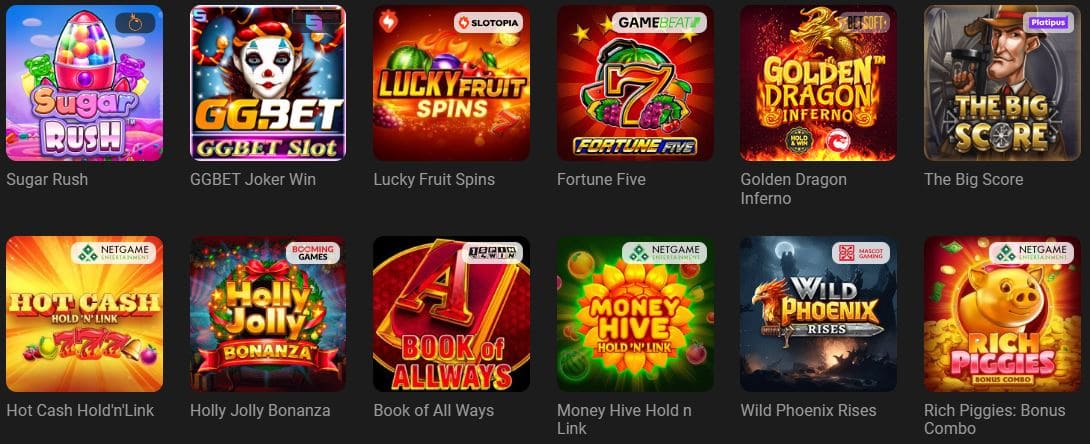 ggbet slots