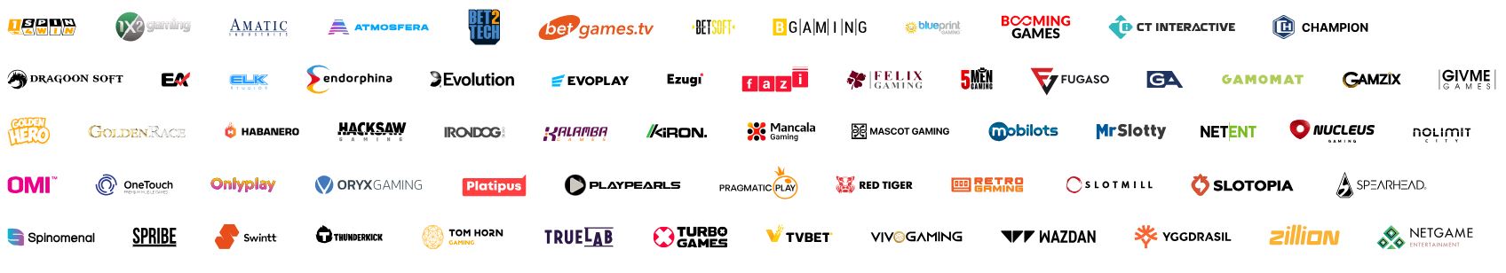 vulkan casino провайдери